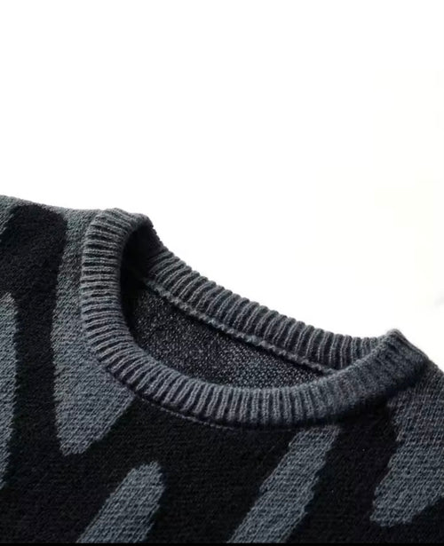 clean & modern
Contrast Jacquard Knit Sweater